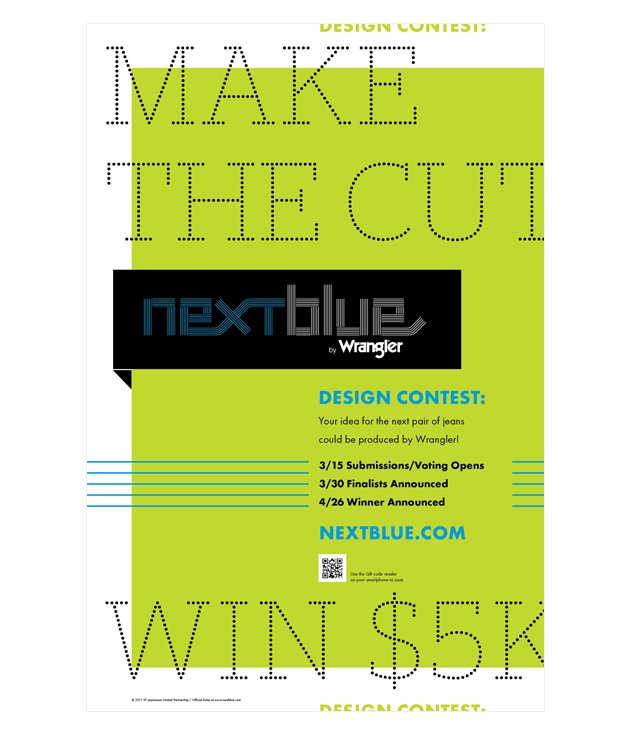 next blue poster