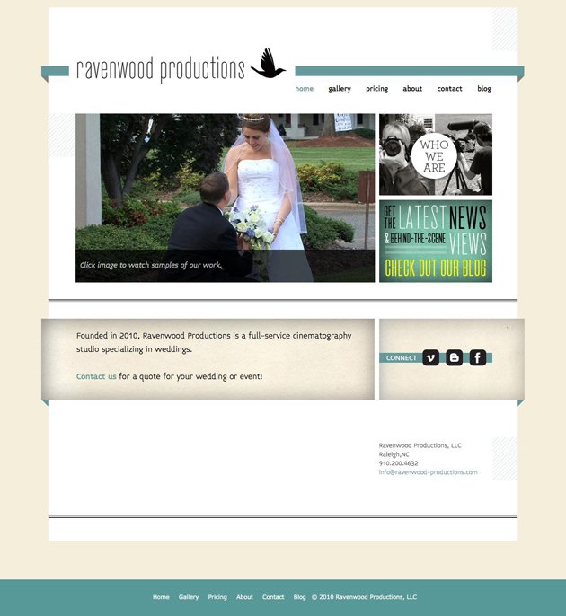 ravenwood productions website