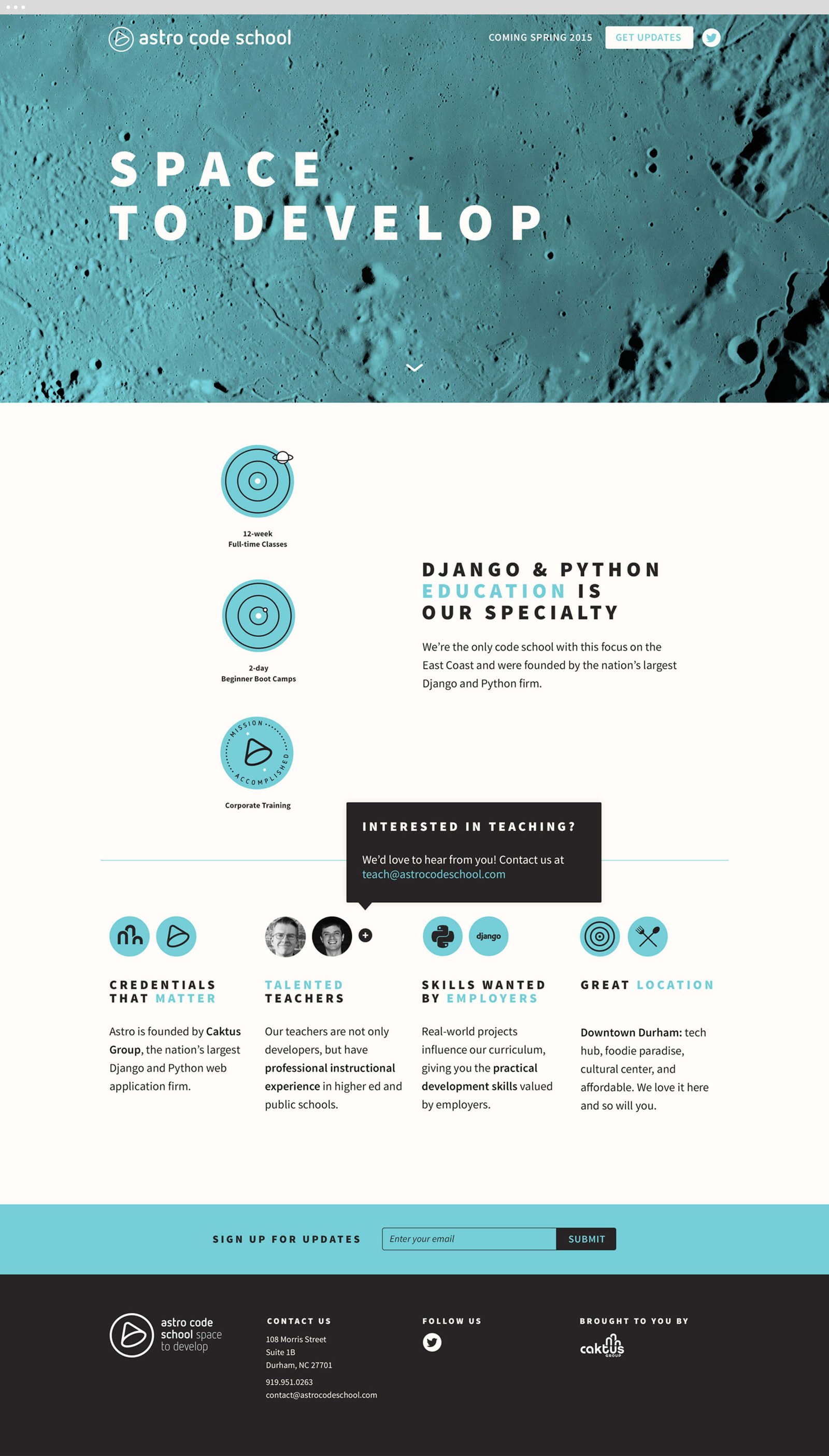 astro code school site