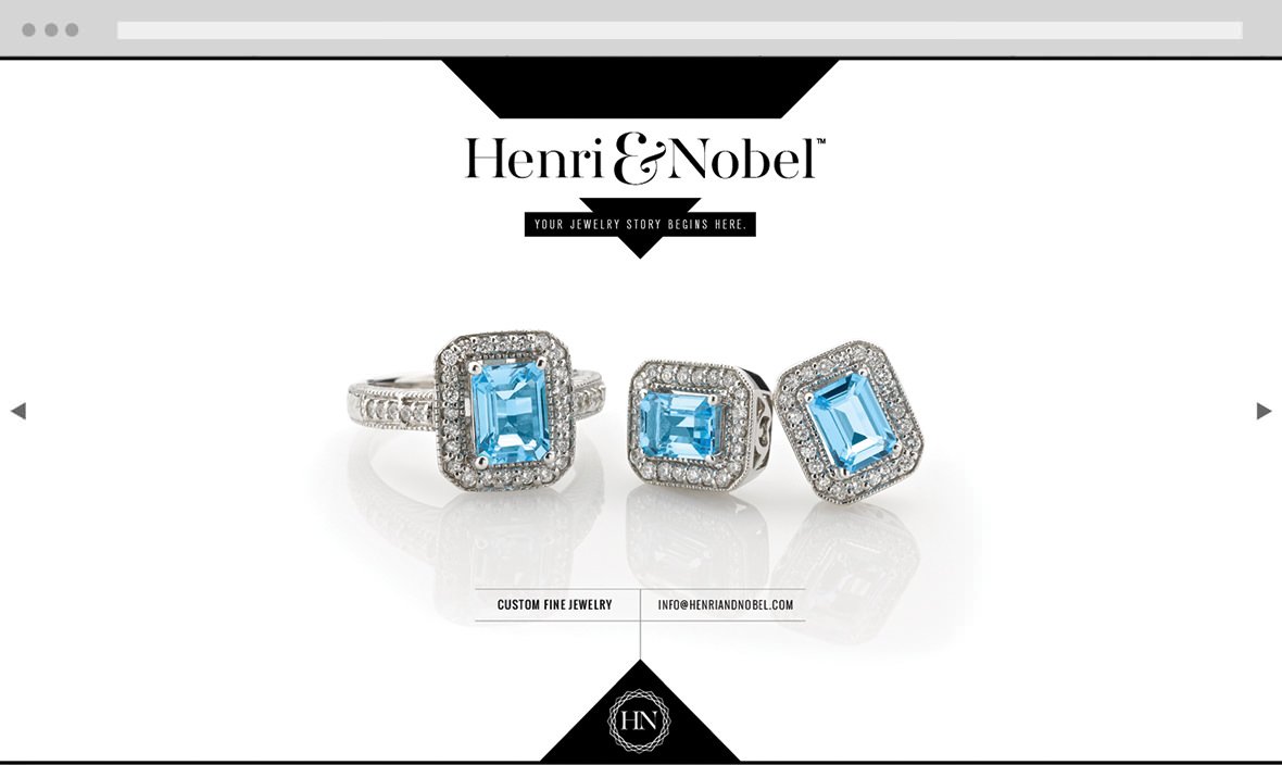 henri and nobel landing page