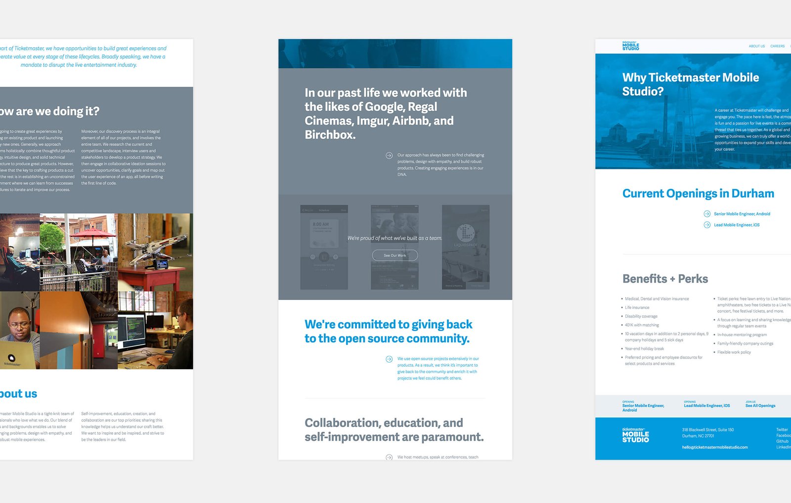 ticketmaster mobile studio site
